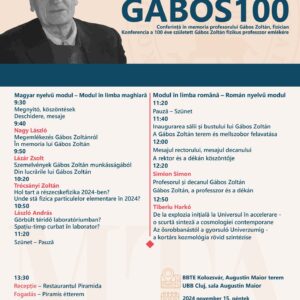 Gábos100 – 100 éve született Gábos Zoltán, az erdélyi magyar fizika kiemelkedő kutatója