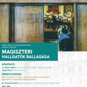 A Babeș–Bolyai Tudományegyetem magiszteri hallgatóinak ballagása