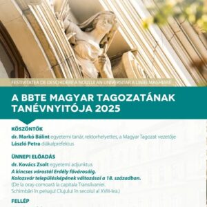 Tanévnyitó a Babeş–Bolyai Tudományegyetemen