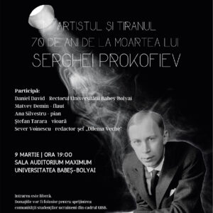70 de ani de la moartea lui Serghei Prokofiev, marcați printr-un eveniment special la UBB