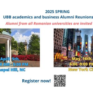 Evenimentele UBB Spring Alumni Reunions, deschise tuturor absolvenților universităților românești care locuiesc în SUA