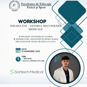 UBB organizează workshopul „Terapia ENF – Viitorul recuperării medicale”