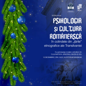 Psihologia și cultura românească în colindele din „țările” etnografice ale Transilvaniei, eveniment cultural găzduit de UBB