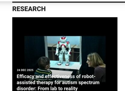 Cercetătorii UBB arată cum pot fi utilizați roboții în terapia copiilor cu autism 