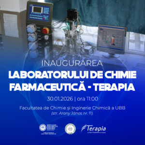 UBB inaugurează programul de învățământ dual Chimie Farmaceutică, organizat în parteneriat cu Terapia – Sun Pharma