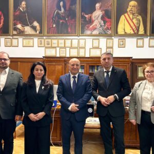 Ambasadoarea Republicii Albania în România și conducerea Universității „Aleksandër Moisiu” din Durrës, în vizită la UBB