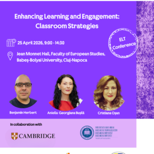 Conferința-training „Enhancing Learning and Engagement: Classroom Strategies”, la UBB