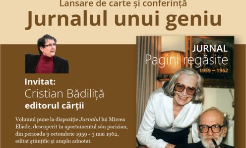 Mircea Eliade comemorat la UBB prin lansarea unui jurnal recuperat