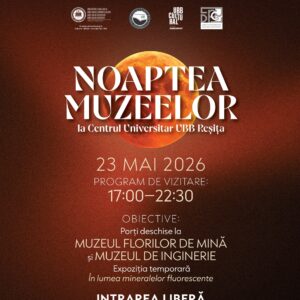 Muzeele UBB din Reșița își deschid porțile la Noaptea Muzeelor 2026