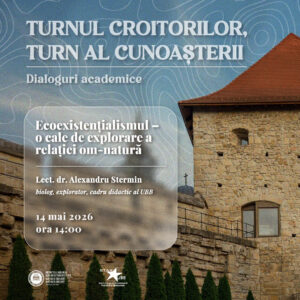 Alexandru Stermin aduce la Studium Generale UBB o prelegere despre ecoexistențialism și criza ecologică