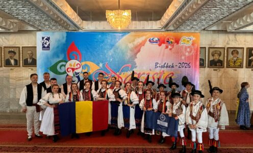 Folclorul transilvănean, promovat în Republica Kârgâză  de Ansamblul „Mugurelul” al UBB