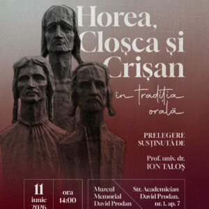 Prelegerea „Horea, Cloșca și Crișan în tradiția orală”, desfășurată la UBB