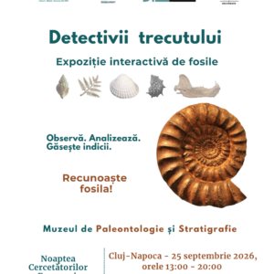 Incursiune în lumea fosilelor: Muzeul de Paleontologie UBB participă la Noaptea Cercetătorilor Europeni 2026